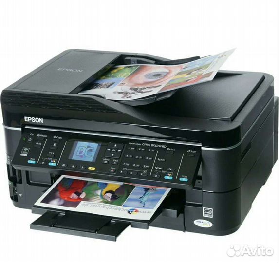 Цветное мфу Epson bx625fwd с снпч и Wi-Fi