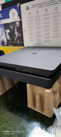 PS4 Slim 1TB(2208) 2 Геймпада/Игры