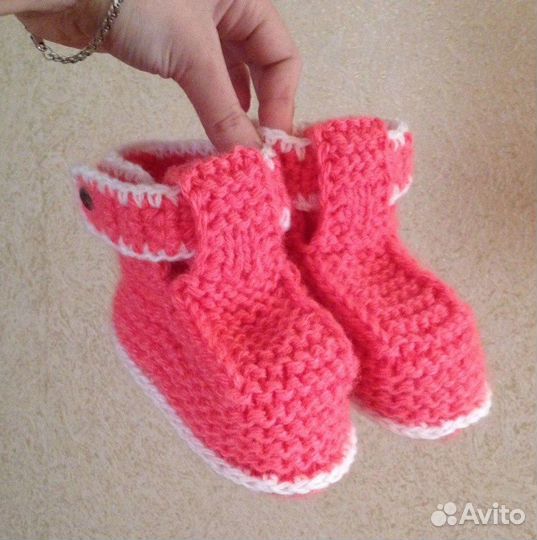 Пинетки на новорожденных на заказ