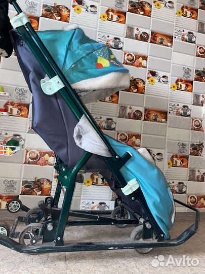 Детские санки на колесах