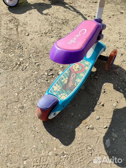 Самокат детский с сиденьем