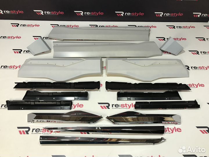 Накладки на пороги Toyota Rav4 (XA50) с20г Modelli