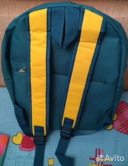 Рюкзак школьный новый с канцелярией