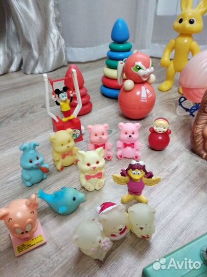 Резиновые и пластиковые игрушки СССР