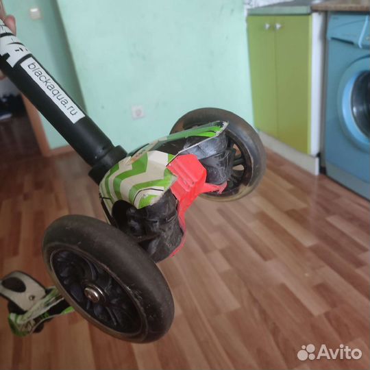 Самокат детский трехколесный бу