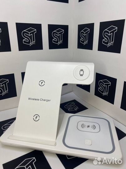 Беспроводная Зарядка 3 в 1