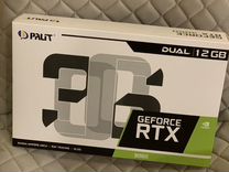 Новая видеокарта rtx 3060 Palit Dual 12Gb