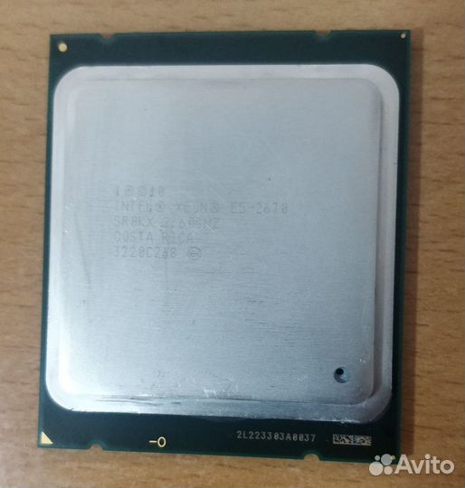 Intel Xeon E5-2670, LGA2011, 2.60/3.30 GHz