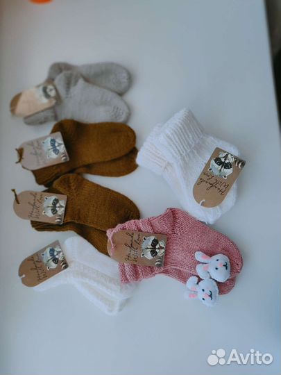 Носочки детские вязаные