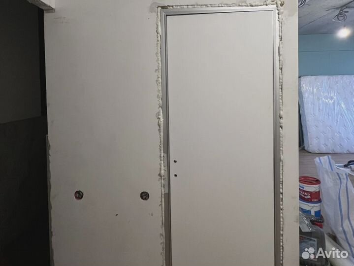 Скрытые двери с установкой