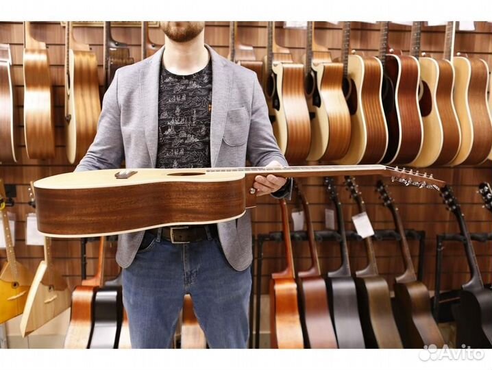 Crafter GA-7/NC Гитара акустическая, массив кедра