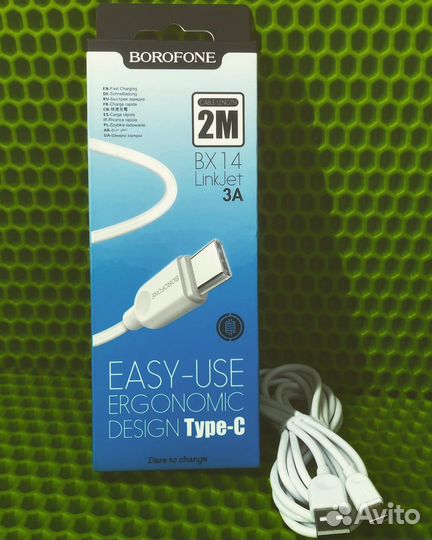 Кабель type c usb 2m