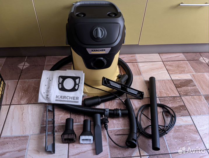 Новый строительный пылесос Karcher