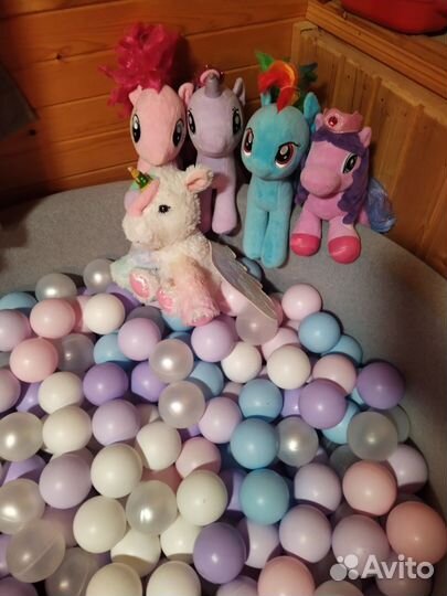 Сухой бассейн с шариками (300+шт)