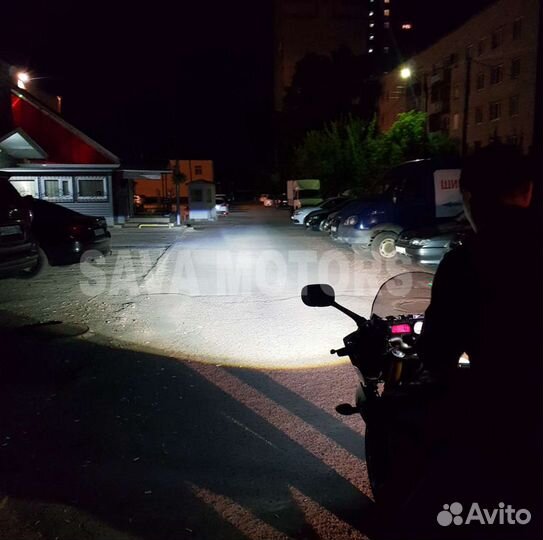 Bi Led светодиодные линзы на мотоцикл