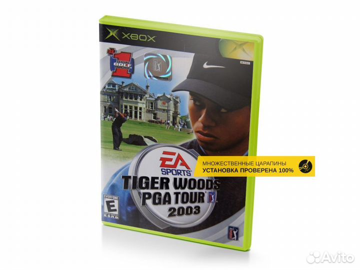 Tiger Woods PGA Tour 2003, б/у, множ.царап., англи