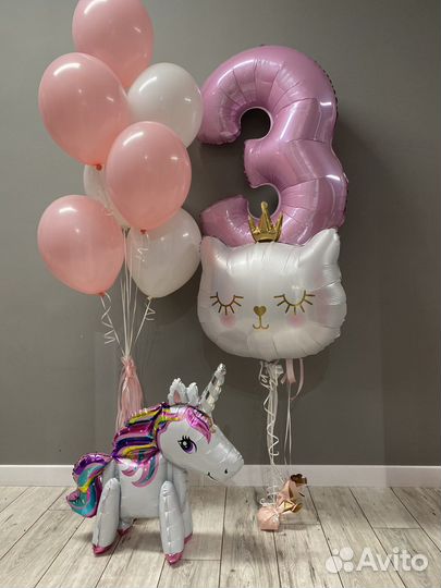 Гелиевые шары для девочки