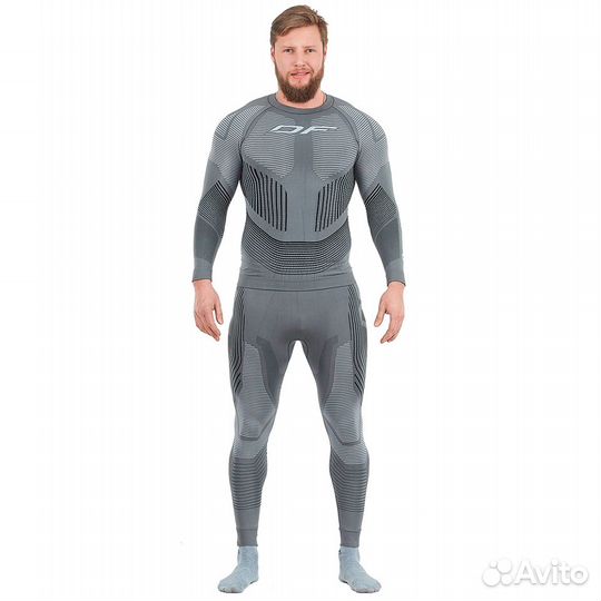 Термофутболка DragonFly 3dthermo grey