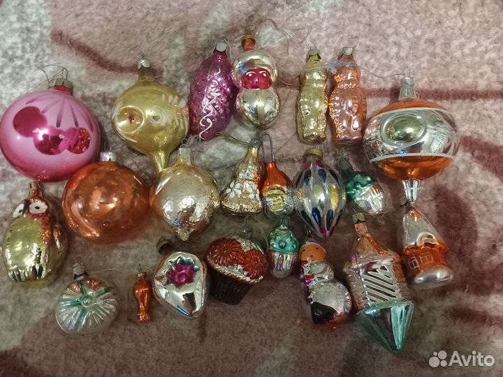 Елочные игрушки СССР