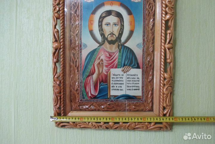 Икона господа вседержителя Масло Иисус 39*54 см