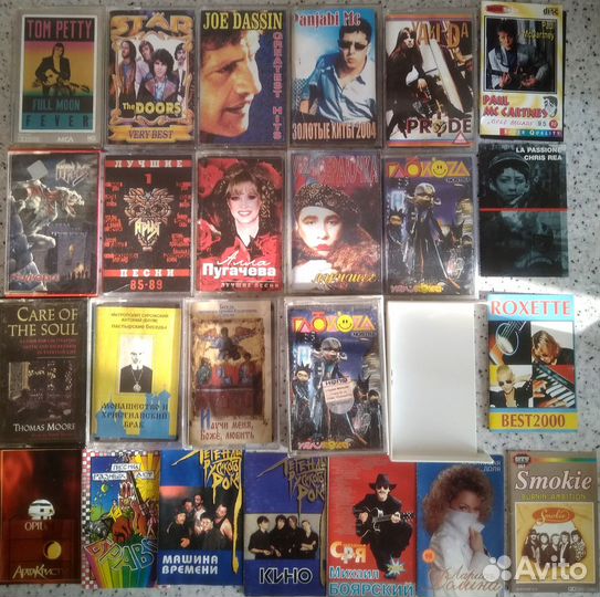 Аудиокассеты-T.Petty,Doors,Dassin,Yaki-Da,Ария,абп
