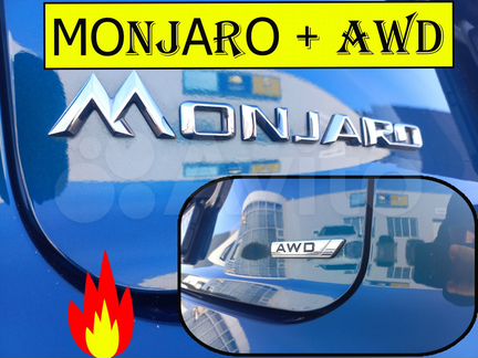 Эмблема Monjaro + AWD для Джили Монжаро Оригинал