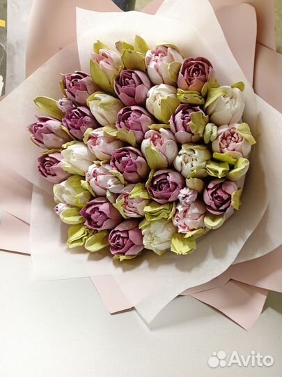 Съедобный букет из тюльпанов