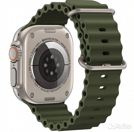 Новый Силиконовый ремешок AppleWatch 42/44/45/49мм