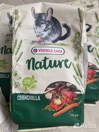 Корм Versele laga Nature для шиншилл и дегу
