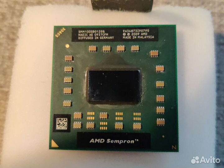 Процессор AMD sempron mobile M100 (SMM100SB012GQ)