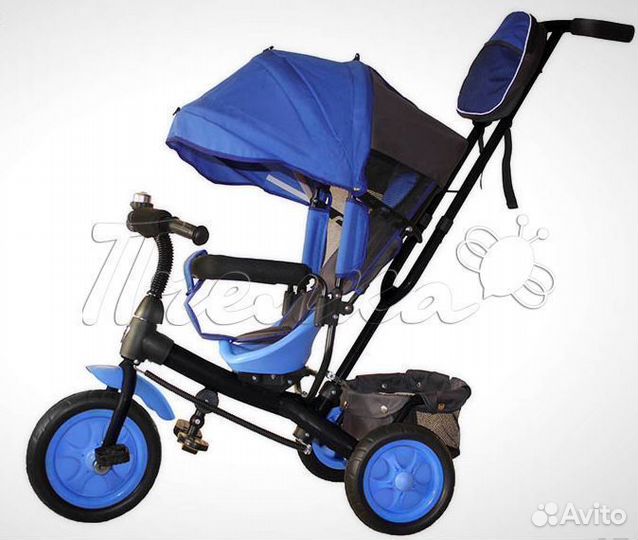 Трехколесный велосипед коляска