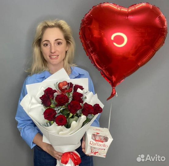 Красные розы, доставка