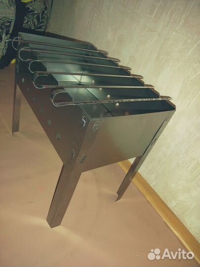 Мангал разборный с шампурами