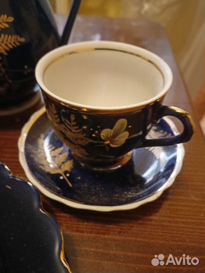 Сервиз чайный кобальт довбыш