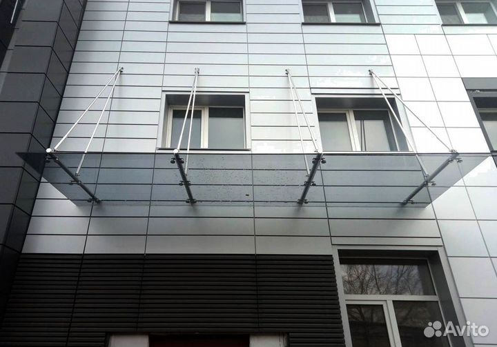 Стеклянные навесы