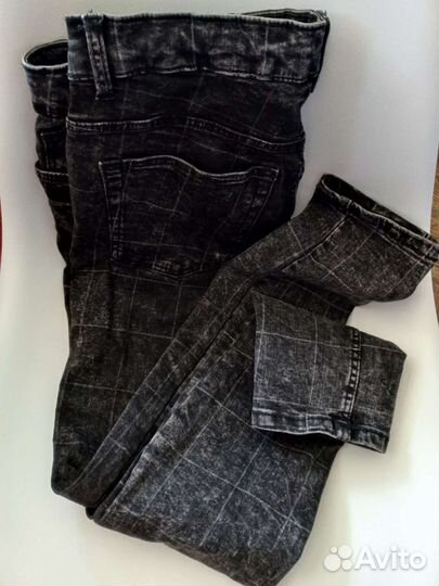 Джинсы Bershka стрейч, унисекс