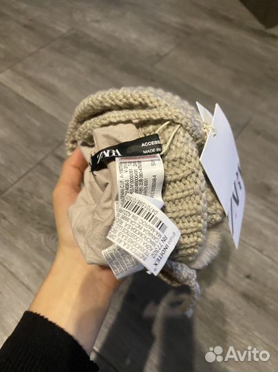 Шапка детская zara 1-3г 50 см