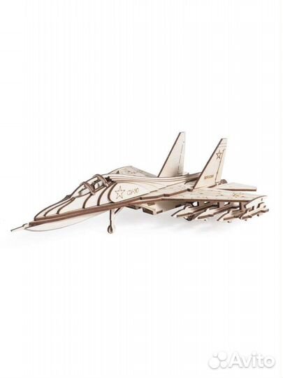 Конструктор из дерева истребитель су-30