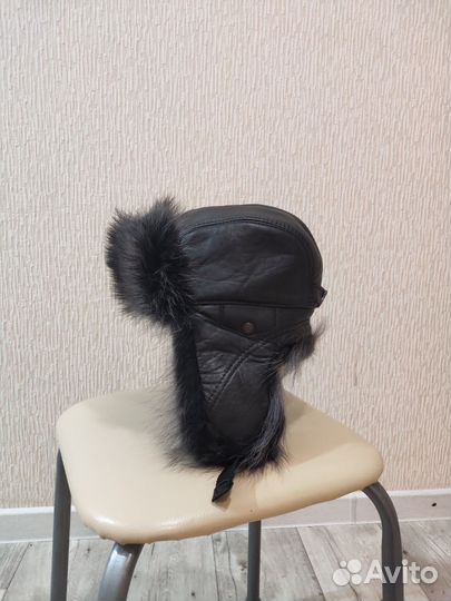 Шапка ушанка мужская