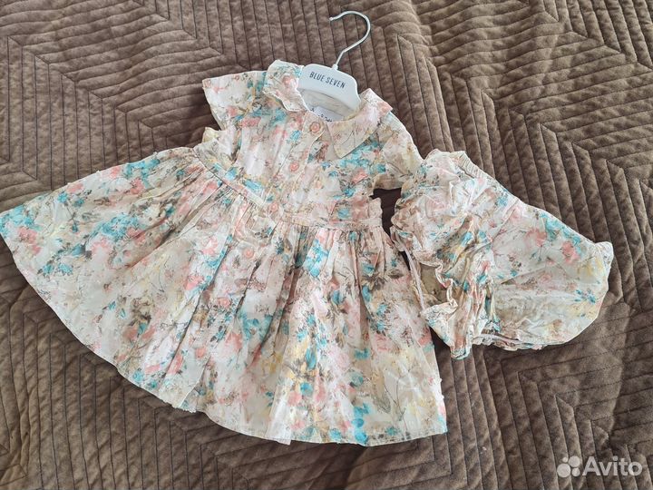 Нарядное платье для девочки+туфли