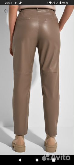 Новыебрюки Мом из экокожи Ostin р.46-48