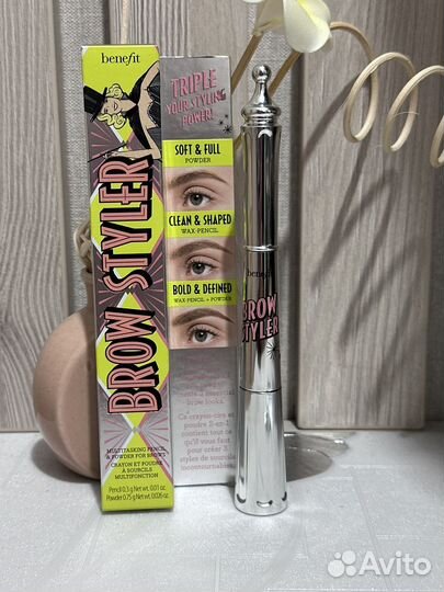 Карандаш и пудра для бровей Benefit 3