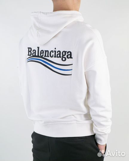 Худи Balenciaga (48459) (XXL, Белый)