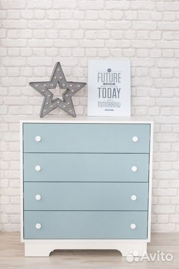 Комод 4 ящика мдф софт серия Облачко