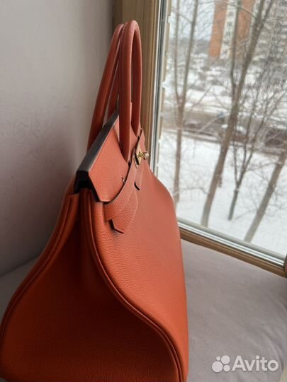 Сумка Hermes Birkin 40 orange togo