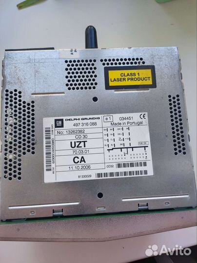 Магнитола opel corsa d