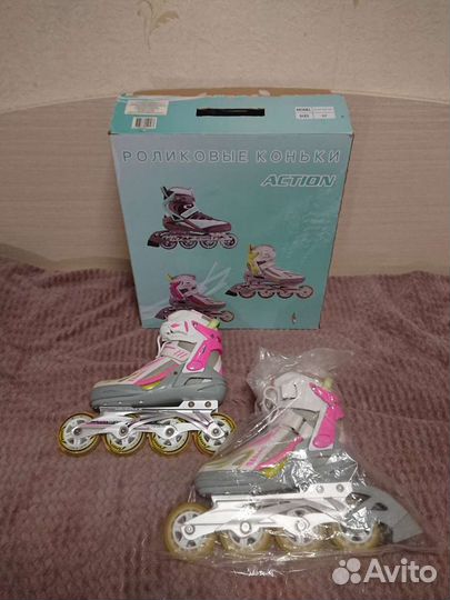 Новые роликовые коньки Action