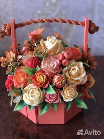 Букет из мыла