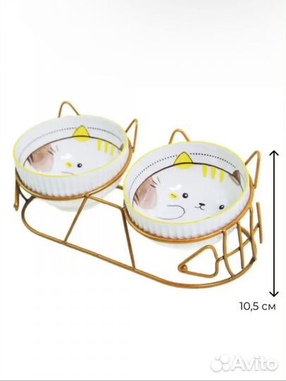 Миски для кошек керамические