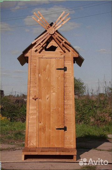 Дачный туалет деревянный Ж636